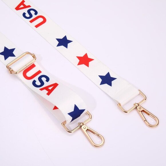 Versatile USA Purse Strap - Adjustable American Flag Design for Every Occasion - Picture 5 of 6